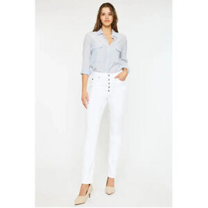 Kancan Marinna High Rise Super Skinny Jeans in White 28‎